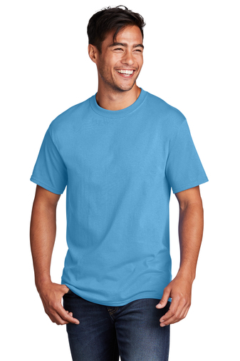 Port & Company Adult Unisex 6-ounce, 100% Cotton Core Cotton Short Sleeve DTG T-shirt